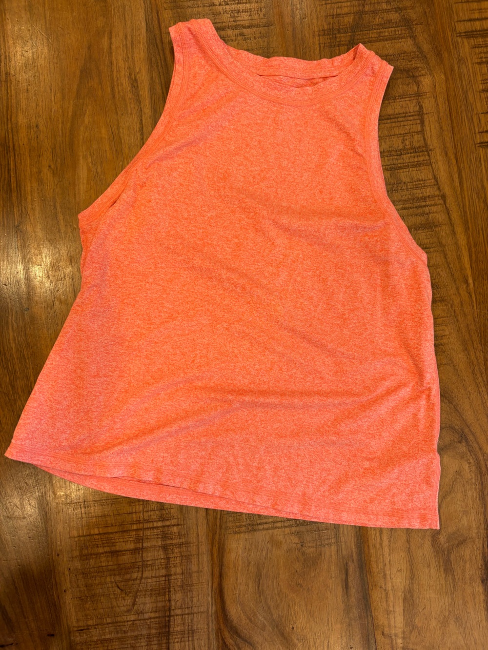 Athleta Heathered Coral Performance Tee
